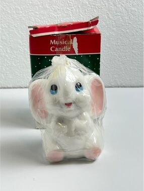 Vintage Musical Christmas Candle in Box